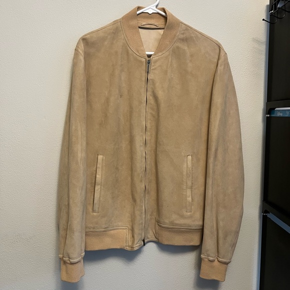 Salvatore Ferragamo Suede Leather Jacket